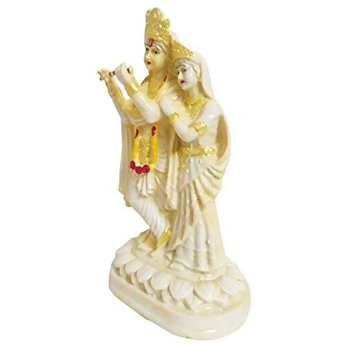 Fabzone Resin Lord Radha Krishna Statue