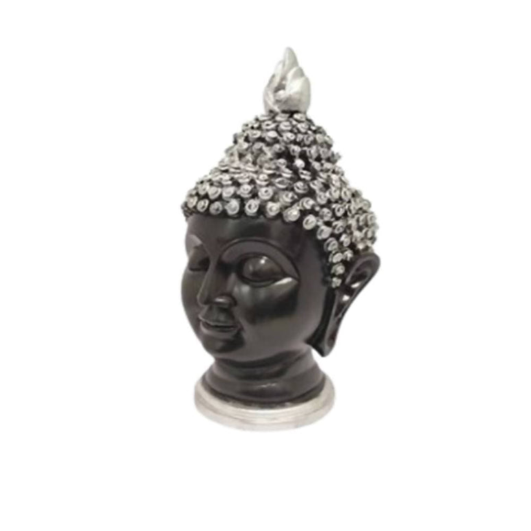 Puja N Pujari Buddha Face Idol Silver Head