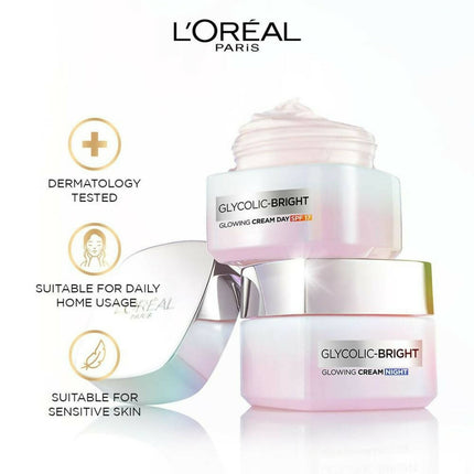 L'Oreal Paris Glycolic Bright Day Cream With SPF 17