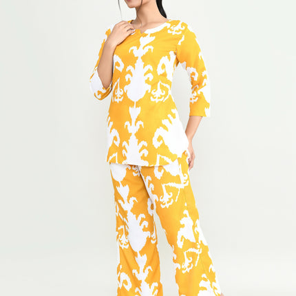 Joban Fashion Beautiful Yellow Cotton Cod Set