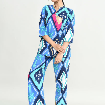 Joban Fashion Beautiful Blue Cotton Cod Set