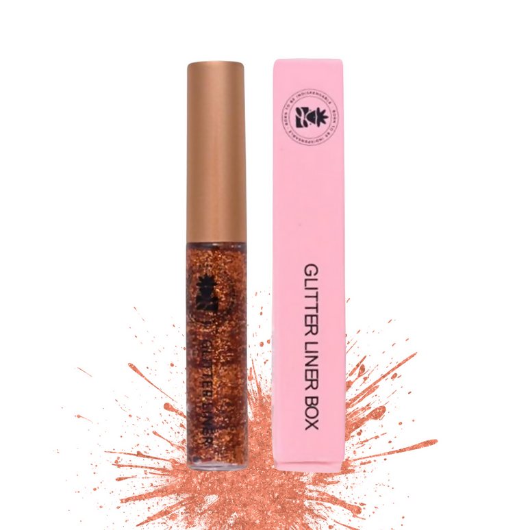 BOBI Glitter Eyeliner Orange Diamond Sparkle Finish