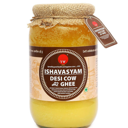Isha Vasyam A2 Desi Ghee - Desi Gir Cow's Vedic Traditional Grassfed Ghee