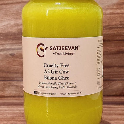 Satjeevan A2 Gir Cow Bilona Ghee | Pure A2 Gir Cow Bilona Ghee | 100% Gir Cow Ghee | Traditional Cow Ghee