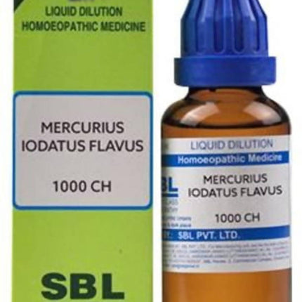SBL Homeopathy Mercurius Iodatus Flavus Dilution