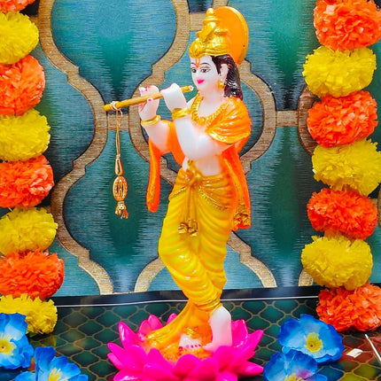SN Handicrafts Standing Krishna Statue Idol
