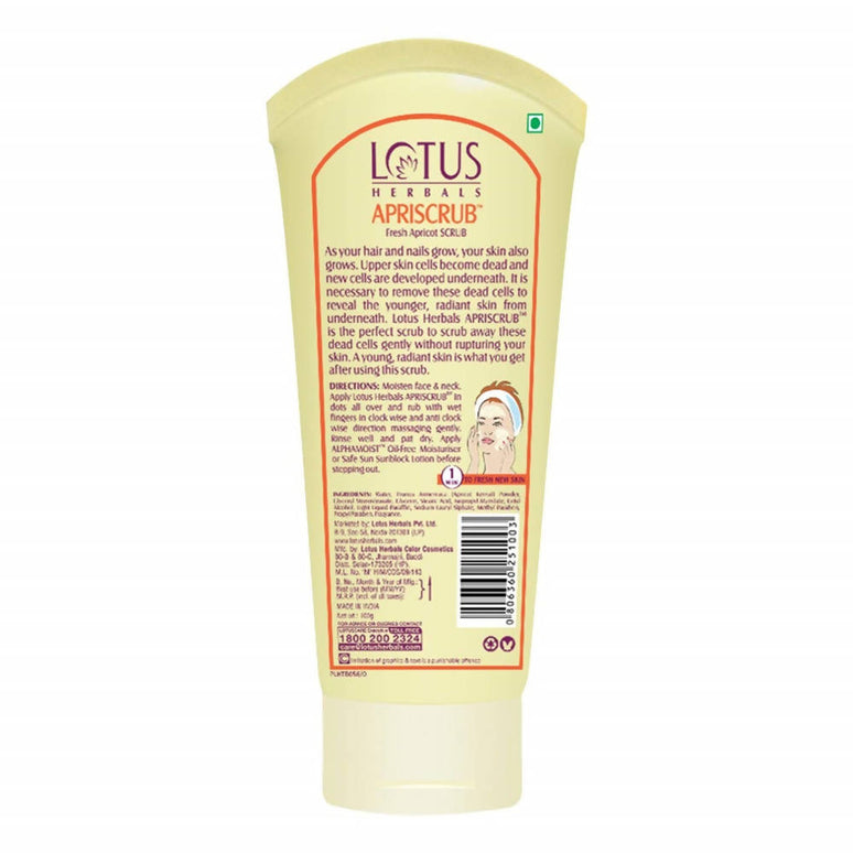Lotus Herbals Apriscrub Fresh Apricot Scrub