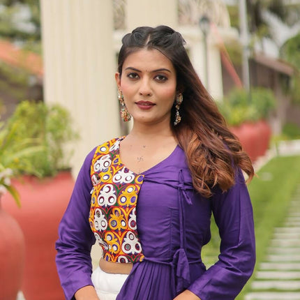 Aastha Fashion Off White Pure Cotton Designer Navratri Lehenga Choli Collection