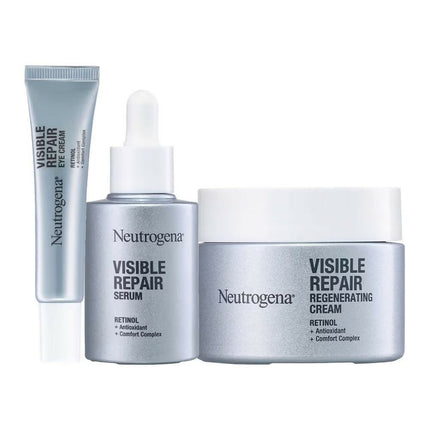 Neutrogena Visible Repair Day + Night Retinol Combo for Anti-Ageing, Face Wrinkles, Fine Lines