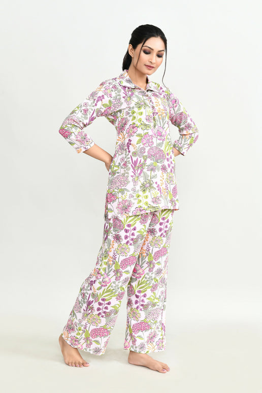 Joban Fashion Beautiful White Cotton Cod Set