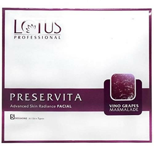Lotus Professional Preservita Vino Grapes Marmalade Advanced Skin Radiance Facia Kit - Limited Time Offer