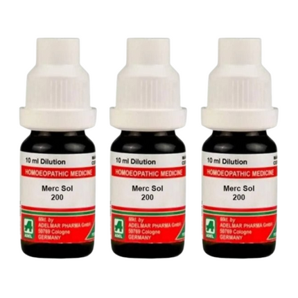 Adel Homeopathy Merc Sol Dilution
