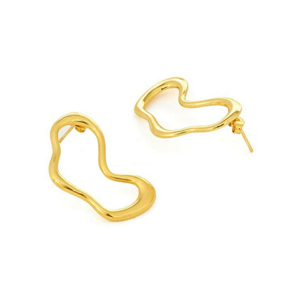 Golden Drop Earrings - Ruby Raang