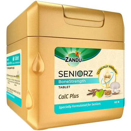 Zandu Seniorz Bone Strength CalC Plus Tablets