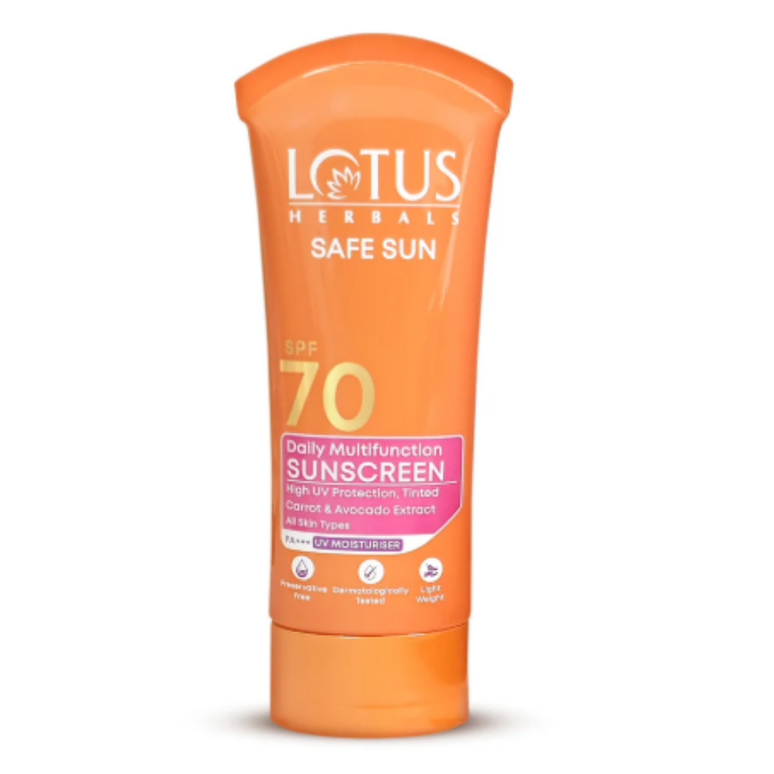 Lotus Herbals Safe Sun Daily Multi-Function Sunblock Sunscreen SPF 70