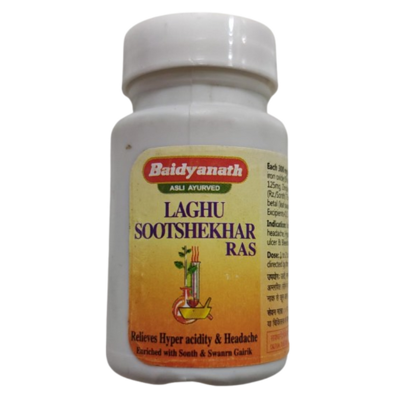 Baidyanath Jhansi Laghu Sutshekhar Tablets