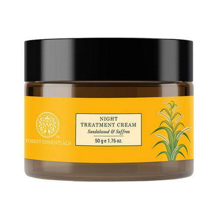 Forest Essentials Night Treatment Cream With Sandalwood & Saffron