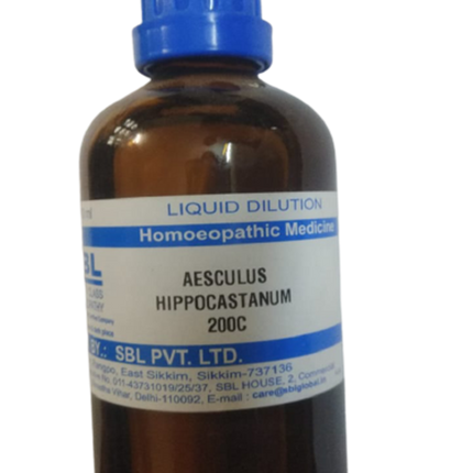 SBL Homeopathy Aesculus Hippocastanum Dilution