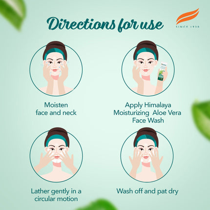 Himalaya Herbals Moisturizing Aloe Vera Face Wash