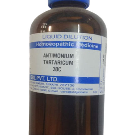 SBL Homeopathy Antimonium Tartaricum Dilution
