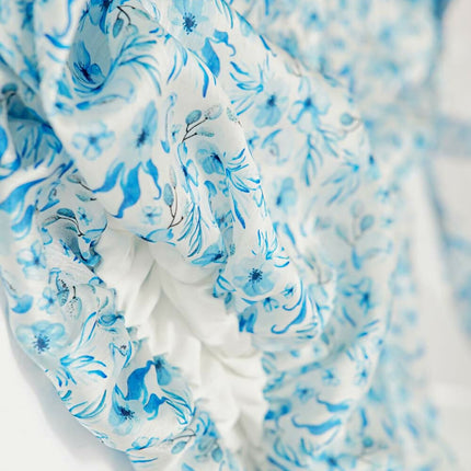 LH Luxury Fashion Ana Shoulder Tie-Up Balloon Top & Flared Trouser Set