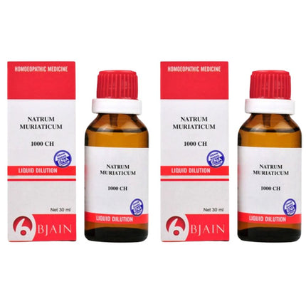 Bjain Homeopathy Natrum Muriaticum Dilution