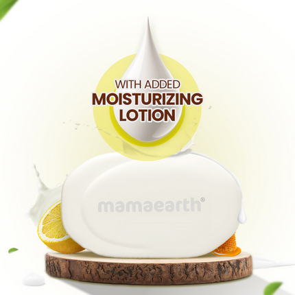 Mamaearth Vitamin C Moisturizing Lotion Soap (Buy 3 Get 1 Free)