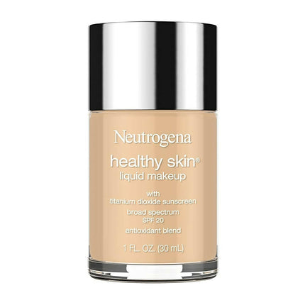 Neutrogena Healthy Skin Liquid Makeup Foundation, Broad Spectrum SPF 20 Feverfew, 85 Honey