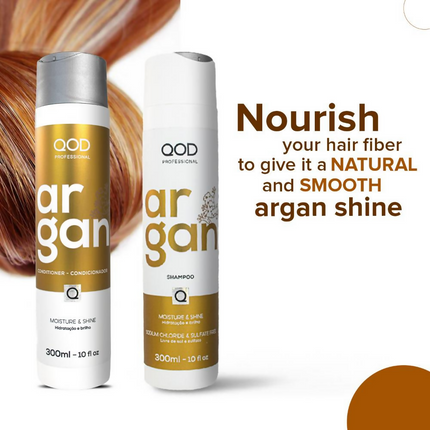 QOD Professional Argan Shampoo & Conditioner Combo