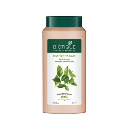 Biotique Bio Henna Leaf Fresh Texture Shampoo and Conditioner