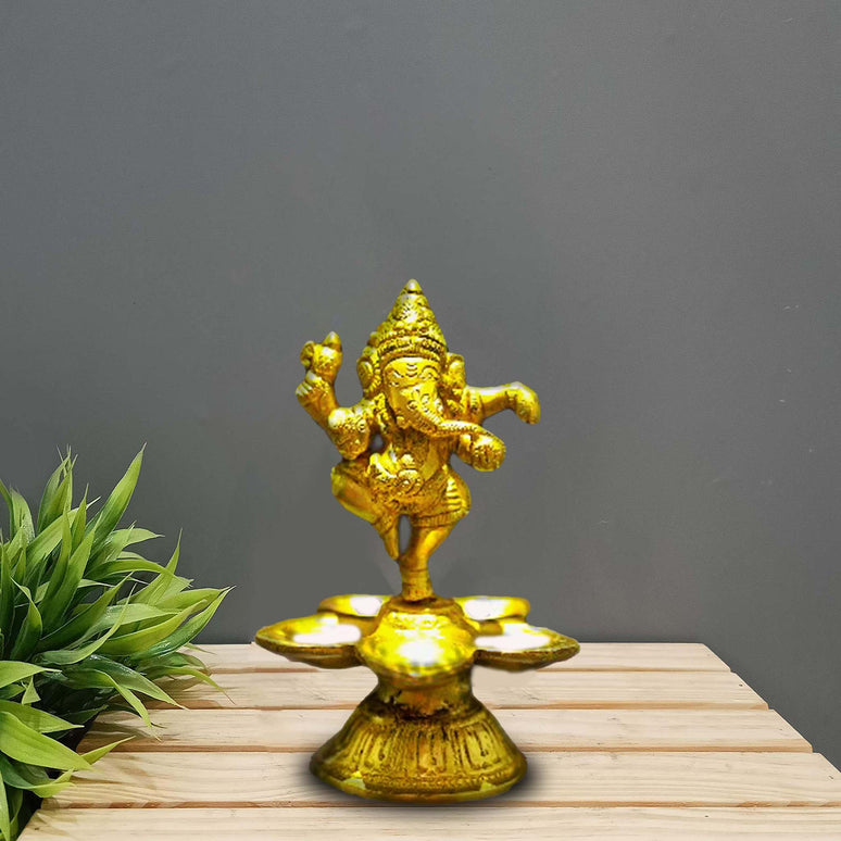 Brass Ganesha Deepa