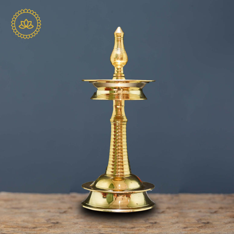 Brass Kerala Deepa - Traditional Illumination for Homes