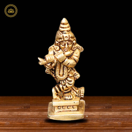 Brass Krishna Idol