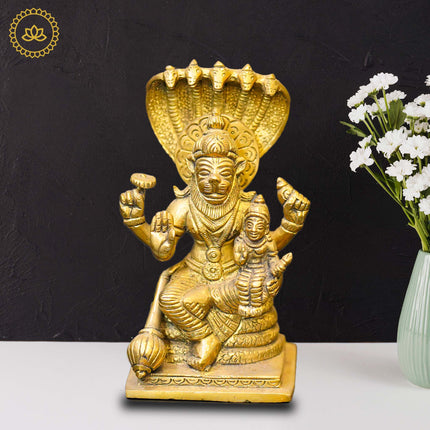 Brass Lakshmi Narasimha Swamy Idol