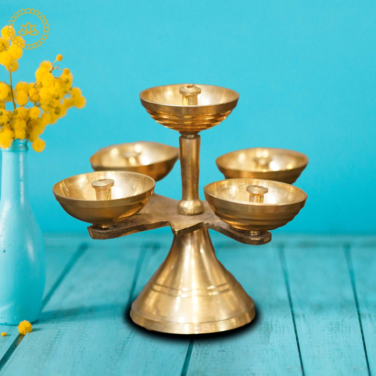 Brass Puncha Diya