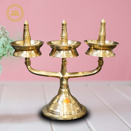 Brass Thrikal Diya