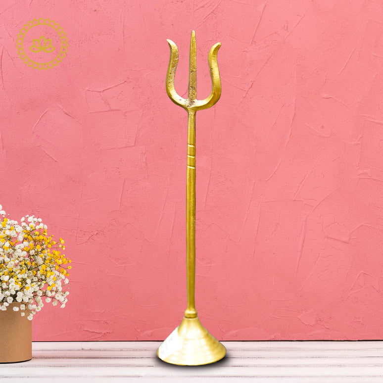 Brass Trishul - Invoke the Divine Power of Lord Shiva