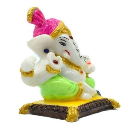 Puja N Pujari Lord Pagadi Ganesh Idol For Home Decor