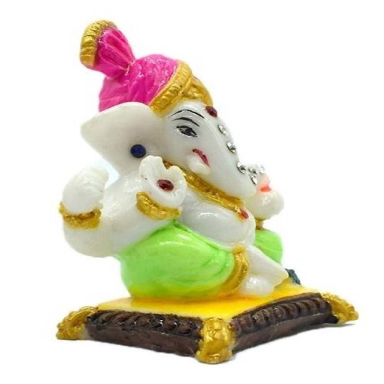 Puja N Pujari Lord Pagadi Ganesh Idol For Home Decor