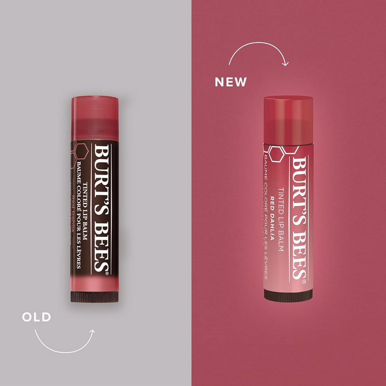 Burt's Bees 100% Natural Moisturizing Tinted Lip Balm - Red Dahlia