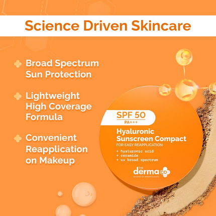 The Derma Co Hyaluronic Sunscreen Compact