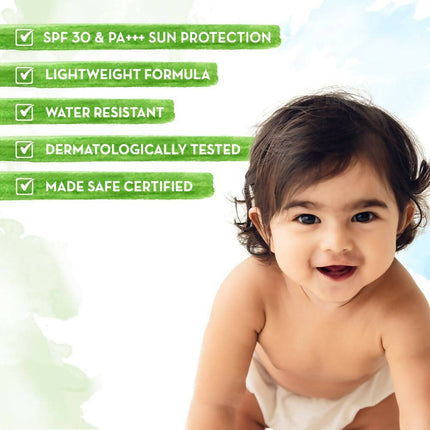 Mamaearth Milky Soft Mineral Based Sunscreen SPF 30 & PA+++ With Oats, Milk and Calendula