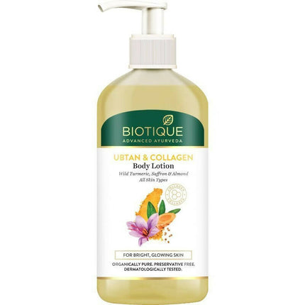 Biotique Advanced Ayurveda Ubtan & Collagen Body Lotion