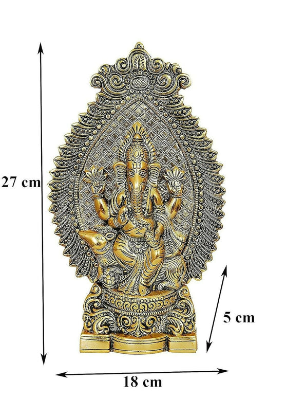 Nexplora Industries Metal Ganesh Idol