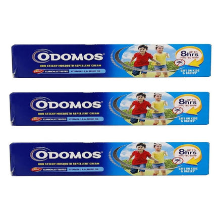 Dabur Odomos Non-Sticky Mosquito Repellent Cream With Vitamin E & Almond