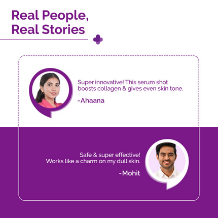 The Derma Co 50000 PPM Vitamin C Microneedle Face Serum Shot for Bright & Glowing Skin