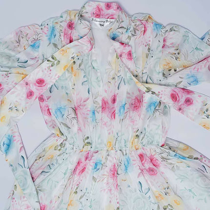 LH Luxury Fashion Amelia Fairy Glint Dress – Floral Summer Dress for Girls