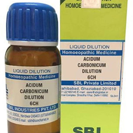 SBL Homeopathy Acidum Carbonicum Dilution