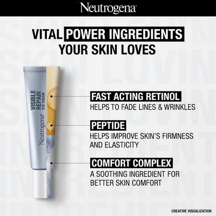 Neutrogena Visible Repair Eye Cream For Anti-Ageing, Dark Circles & Wrinkles