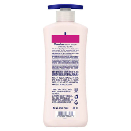 Vaseline Healthy Bright Daily Brightening Body Lotion